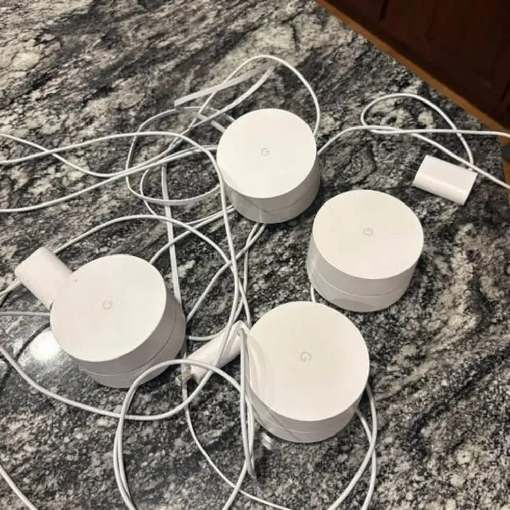 4 Google Mesh WiFi Routers - Picture 1 of 2